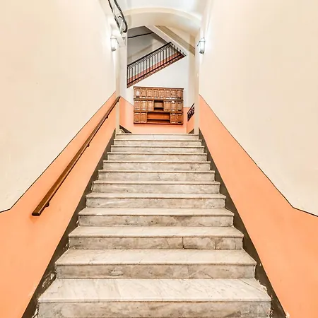 Two Levels In Historical Building - Happy