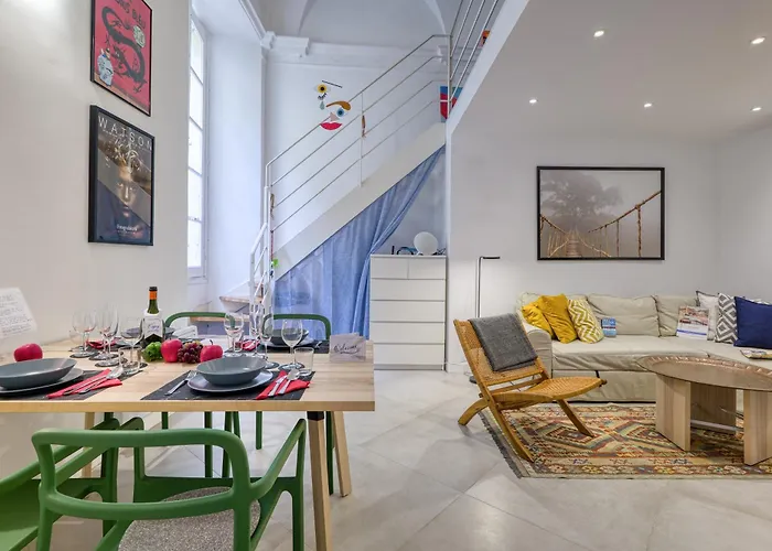 Apartament Two Levels In Historical Building - Happy Mentona